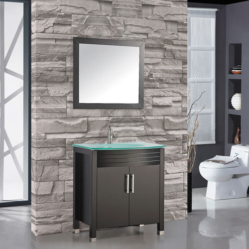 Vanities With Glass Sink Chinese Suppliers