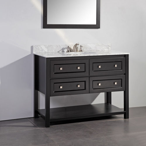 Vanities With Marble Top Ceramic Sink China Supplier